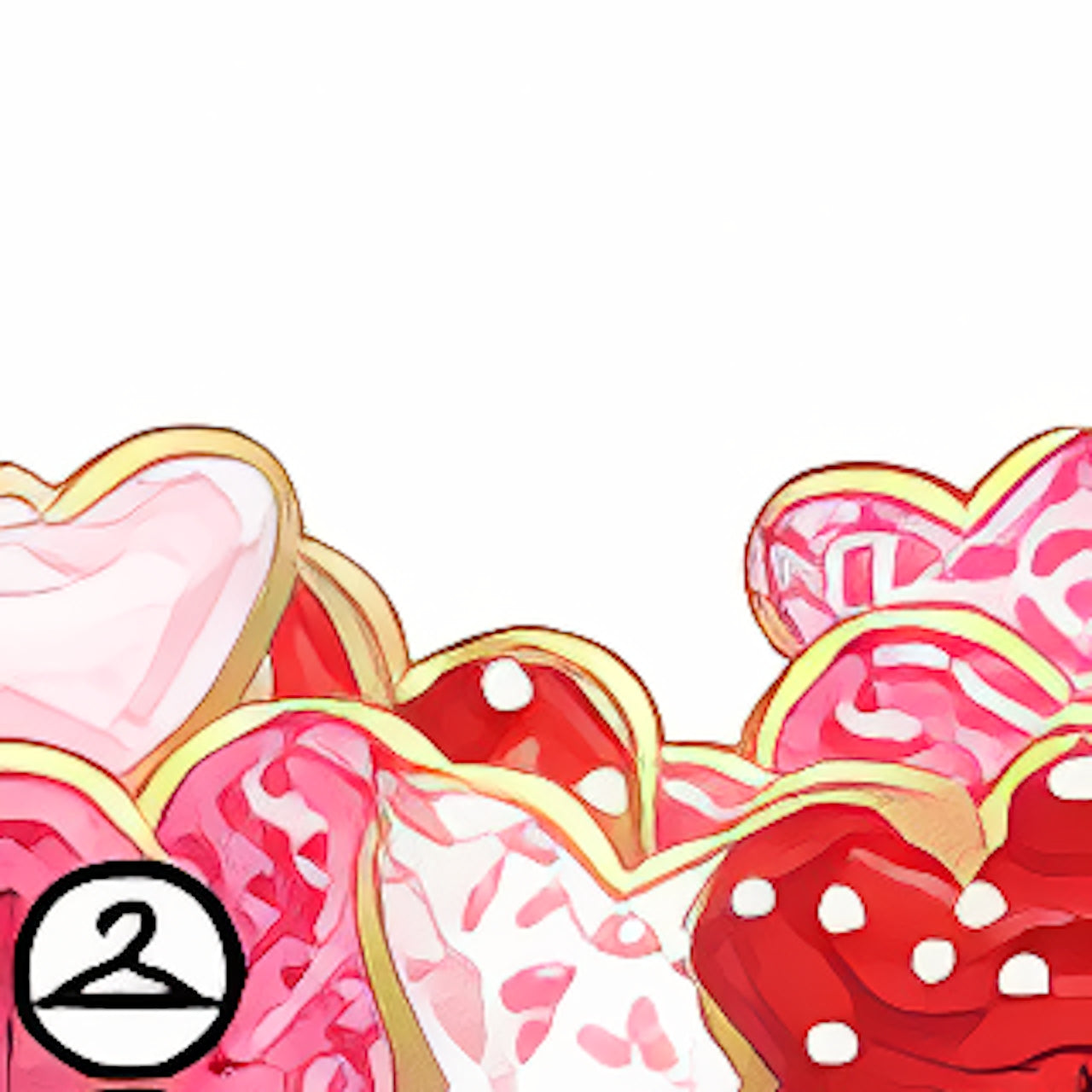 Premium Collectible: Heart Sugar Cookies Foreground