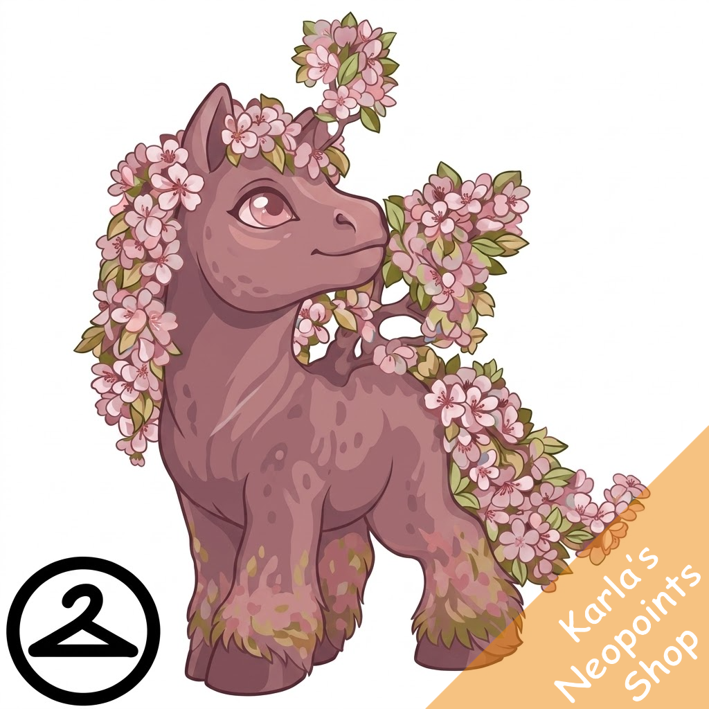 Prismatic Blossom: Blooming Woodland Uni