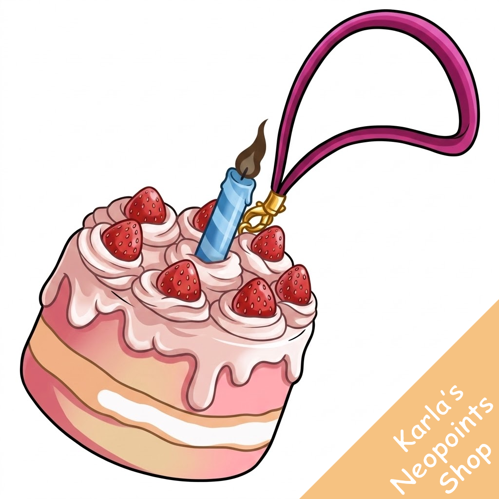 Neopets 24th Cake Charm