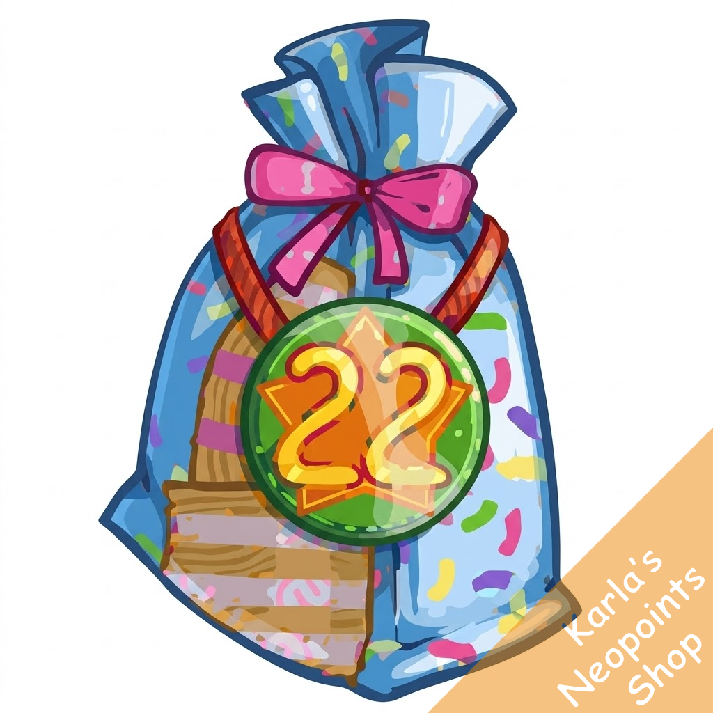 Neopets 22nd Birthday Goodie Bag