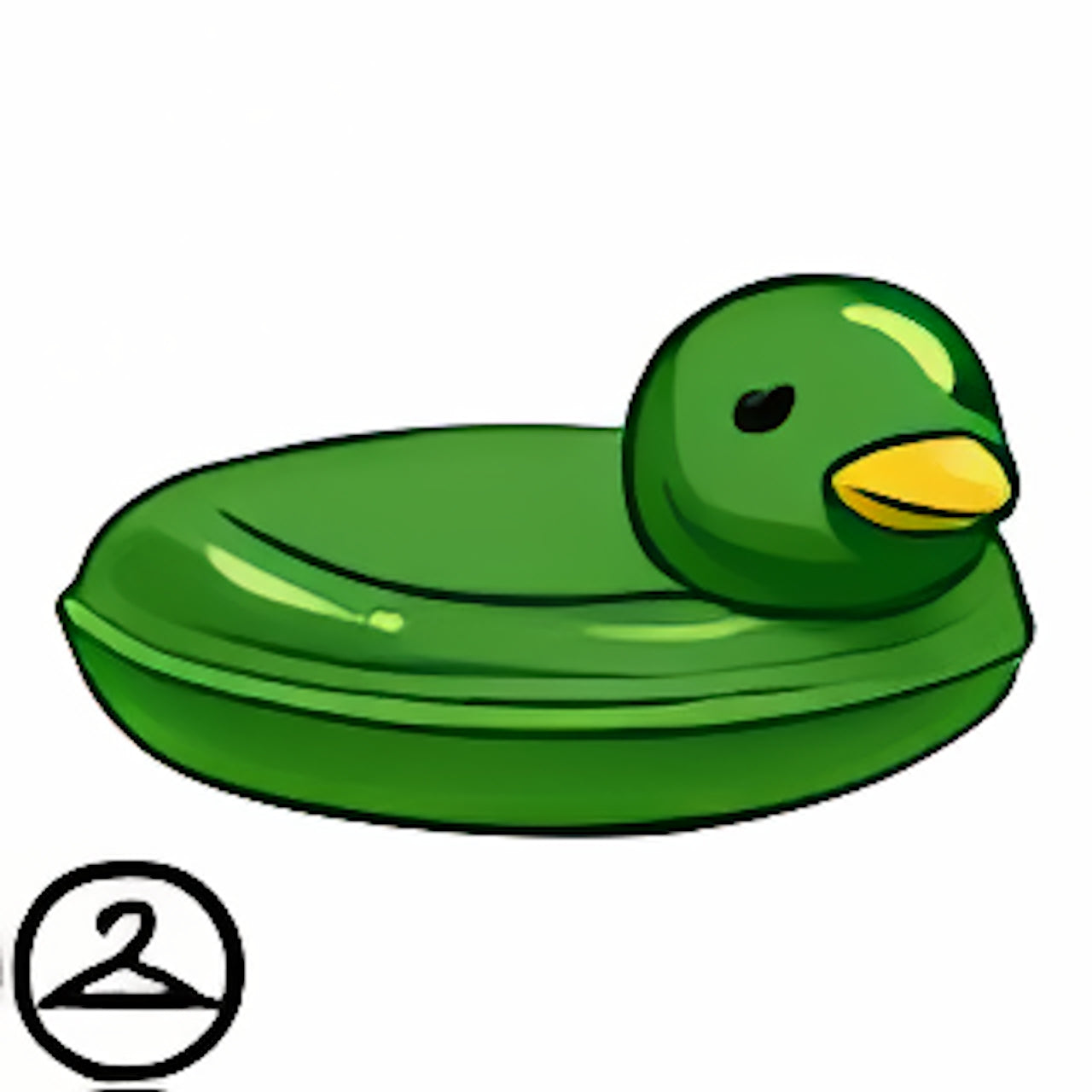 Dyeworks Green: Baby Ducky Pool Floatie