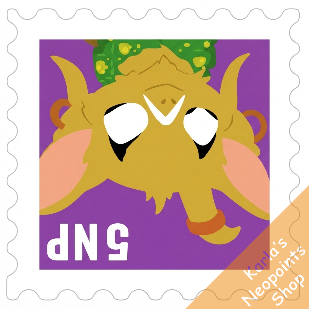 Upside Down Island Acara Stamp