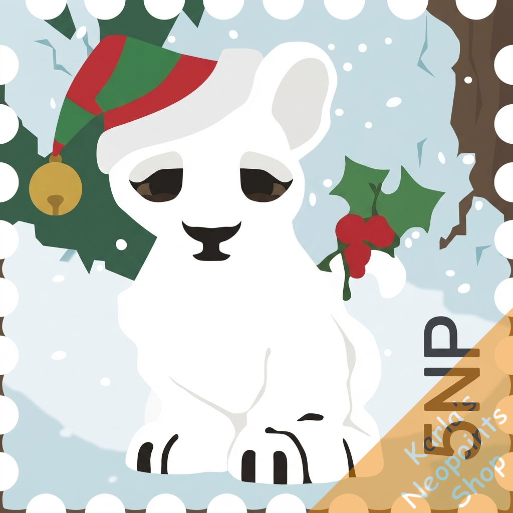 Christmas Scene Stamp