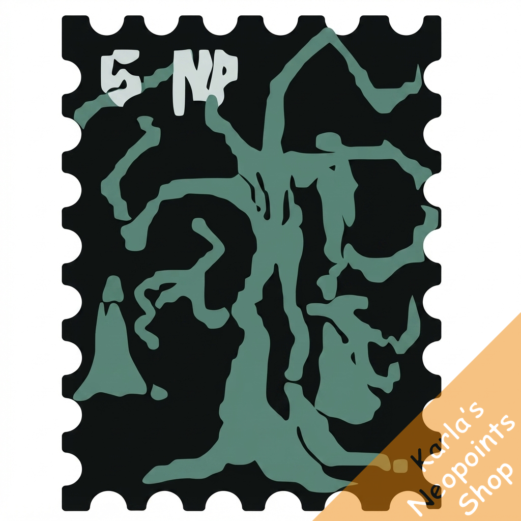 Scary Tree Stamp