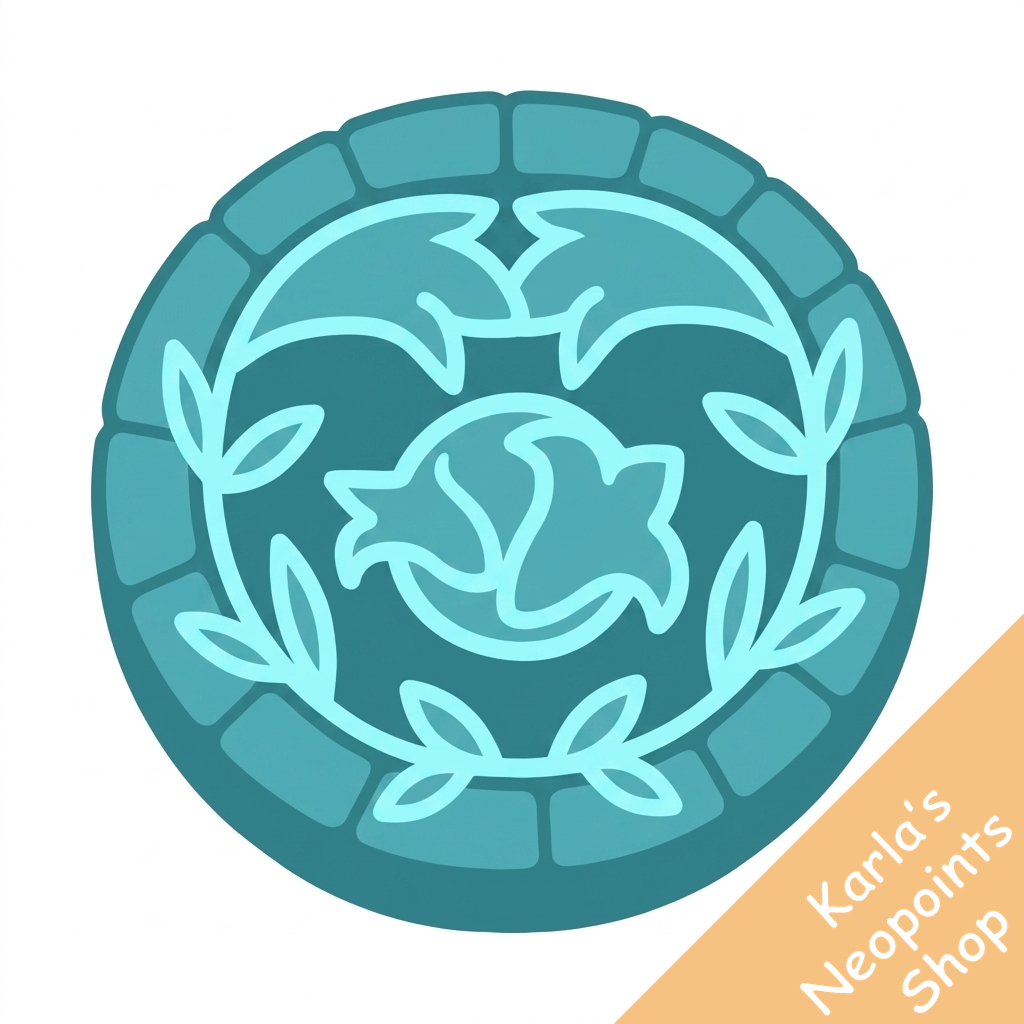 Floral Maractite Coin