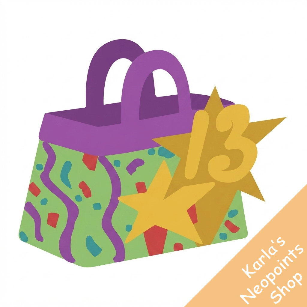 Neopets 13th Birthday Goodie Bag
