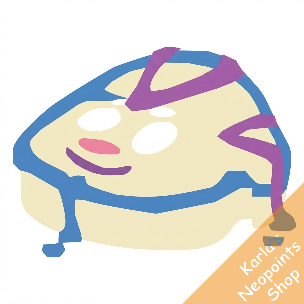 Striped Kacheek Frosted Rice Cake