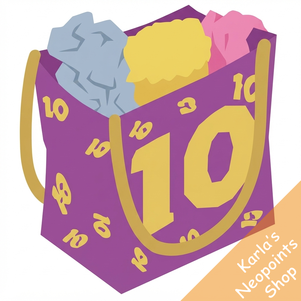 Neopets 10th Birthday Goodie Bag
