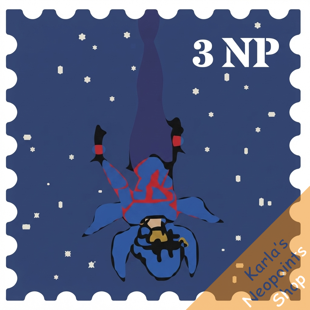Inverted Space Faerie Stamp