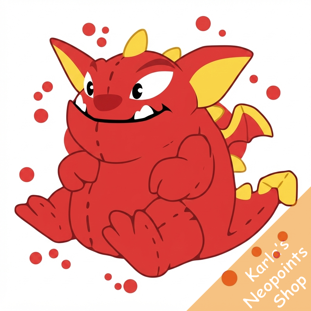Magical Red Skeith Plushie