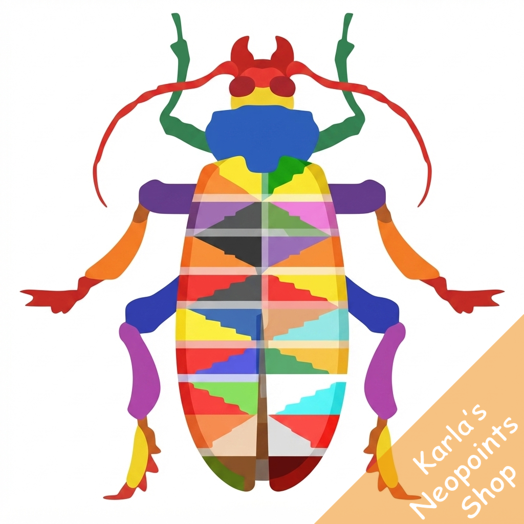 Mysterious Vibrant Collectable Scarab