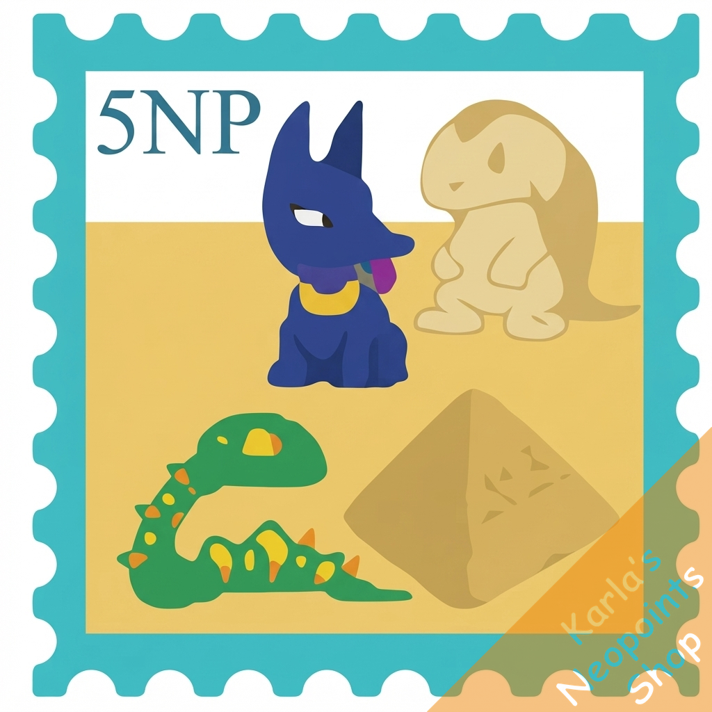Desert Petpet Stamp
