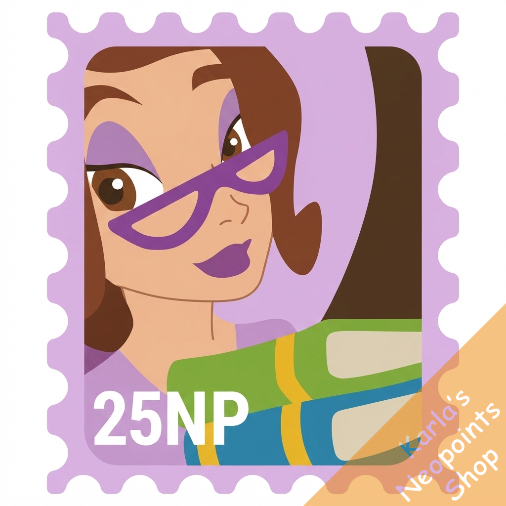 Library Faerie Stamp