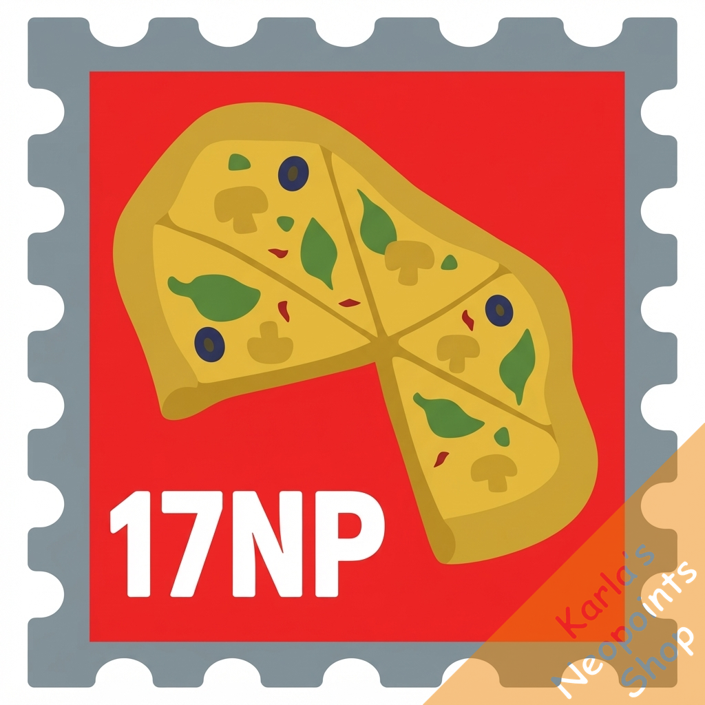 Veggie Pizza Stamp