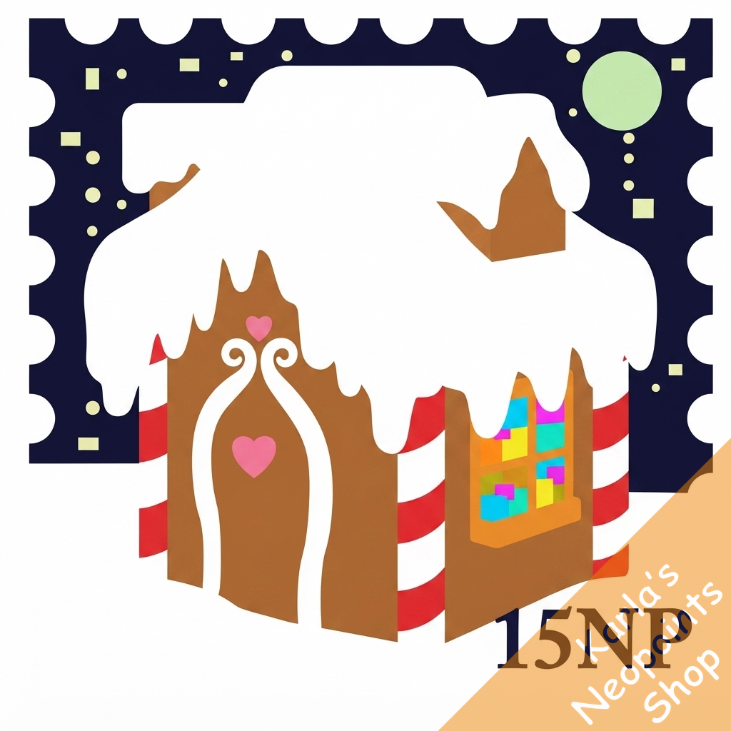 Wintery Petpet Shop Stamp