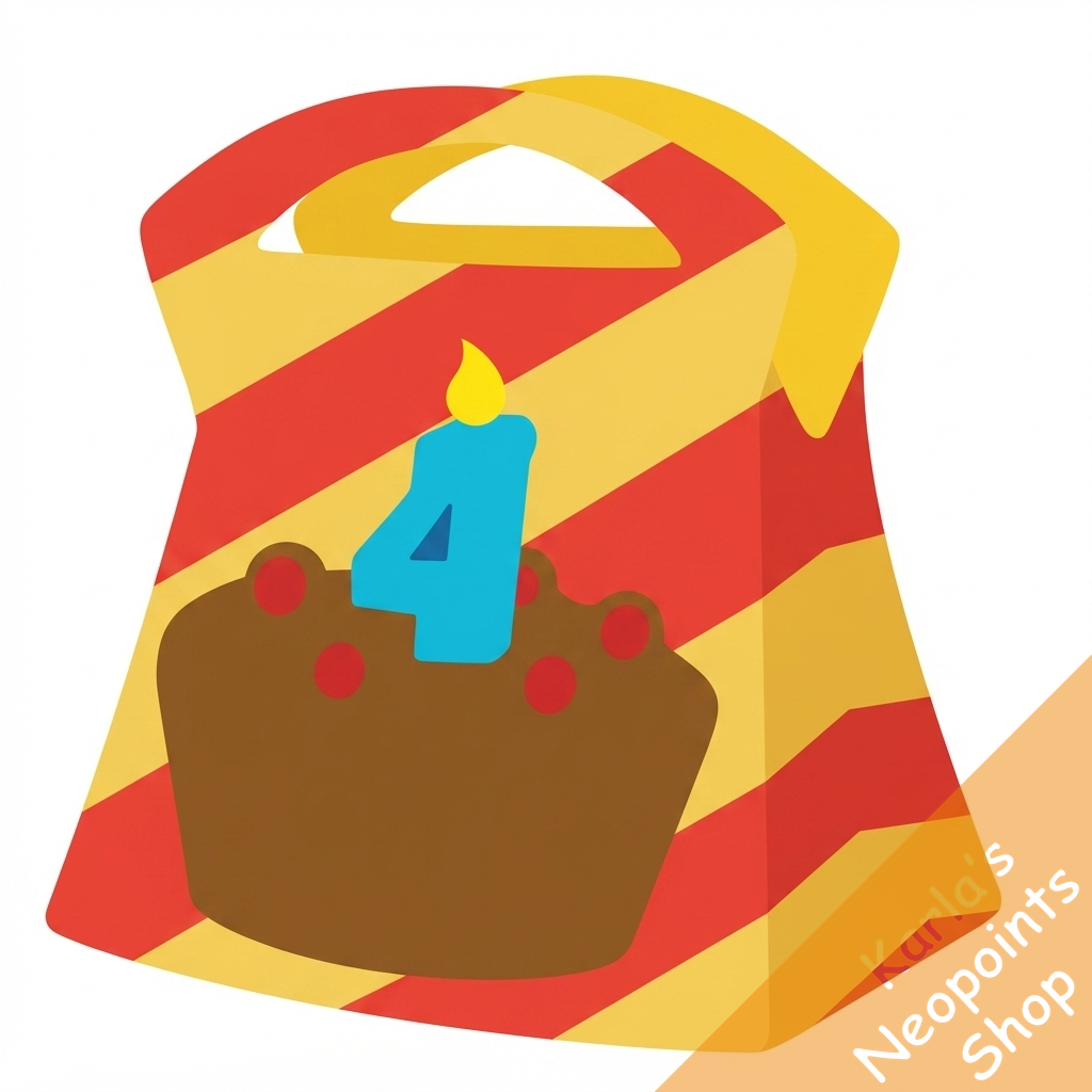 Orange Birthday Goodie Bag
