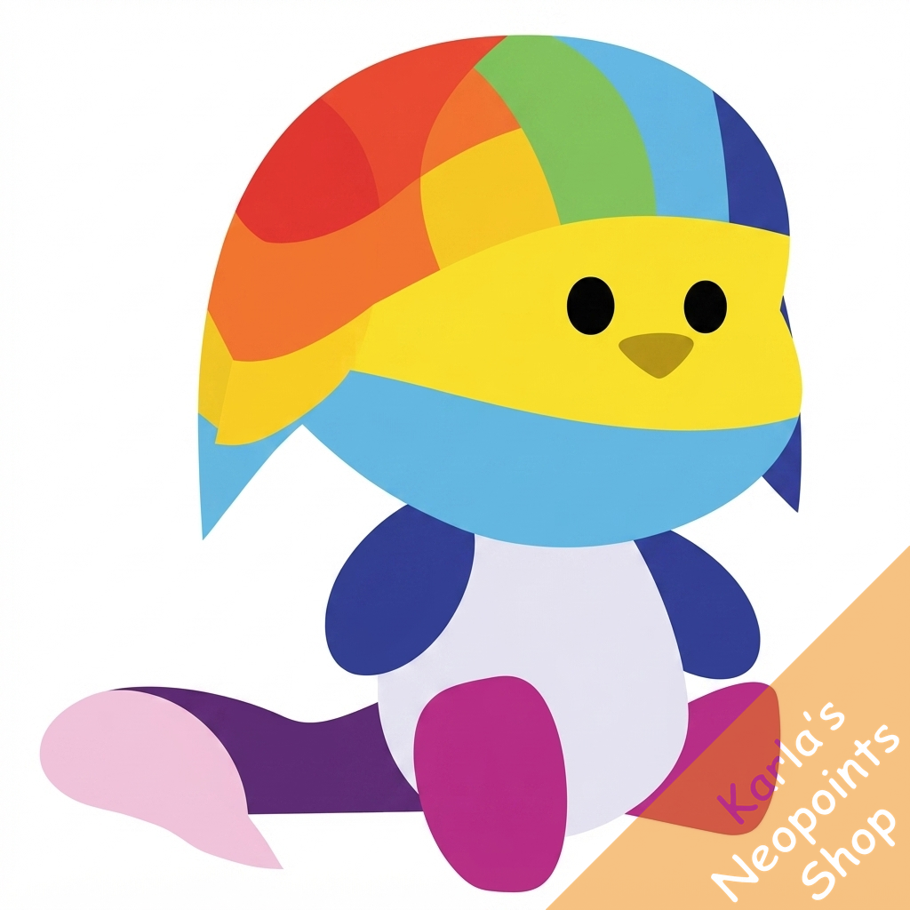 Rainbow Kacheek Plushie