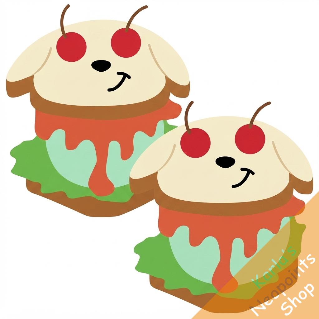 Kacheek Baby Cabbage Sandwiches