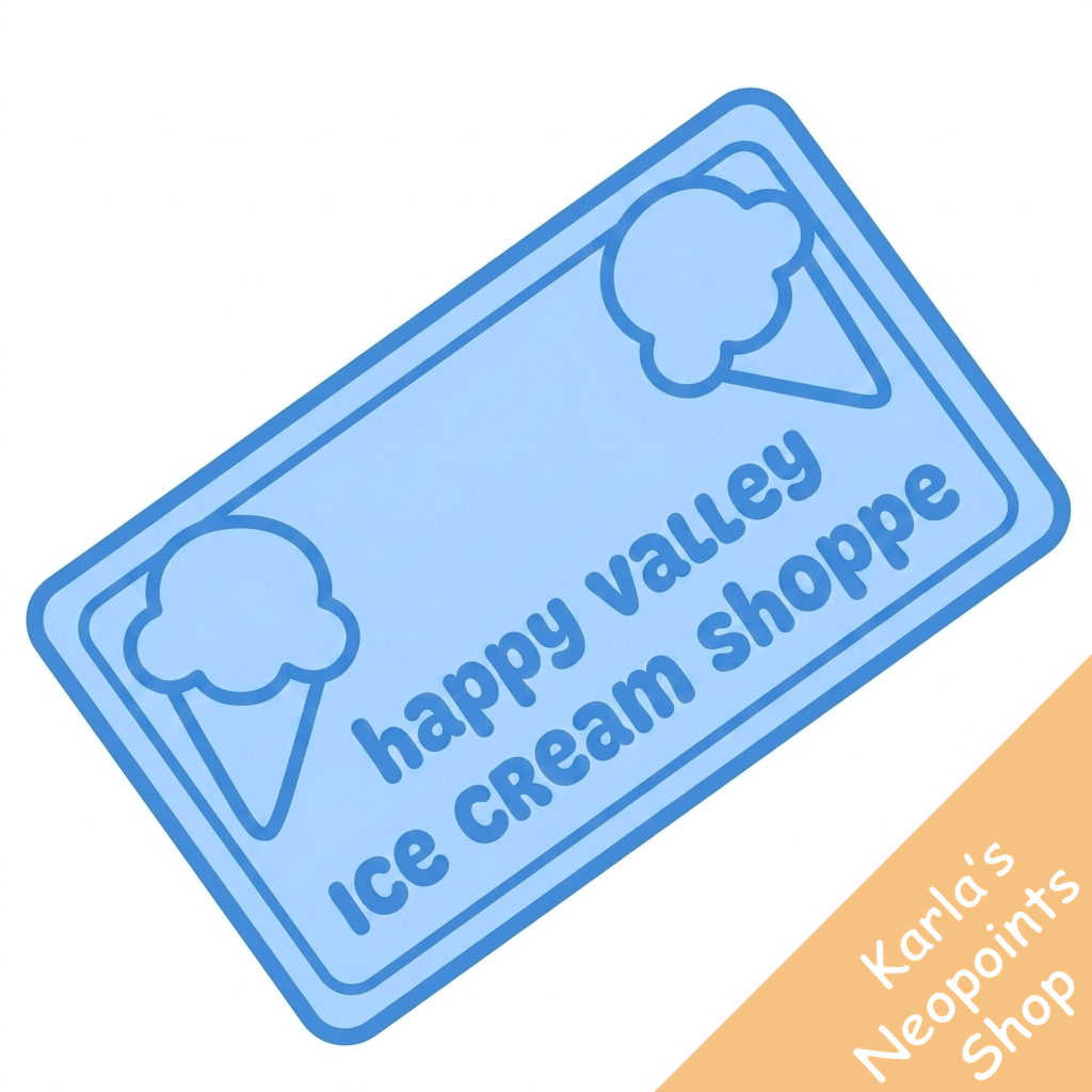 Blue Ice Cream Machine Coupon