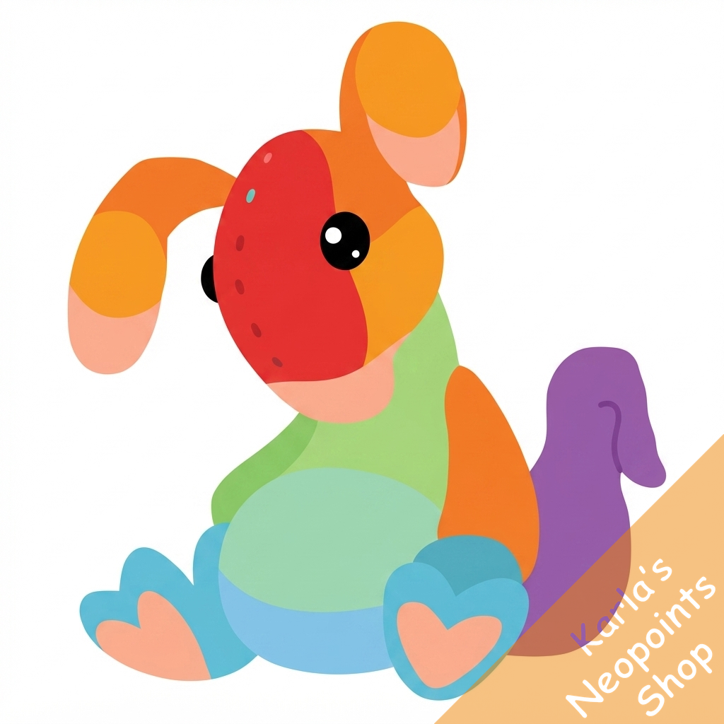 Rainbow Blumaroo Plushie