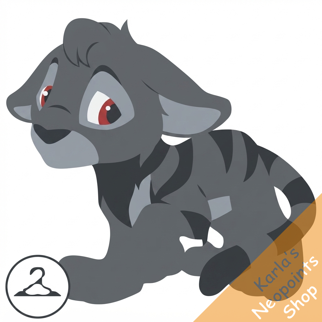 Somber Grey Kougra