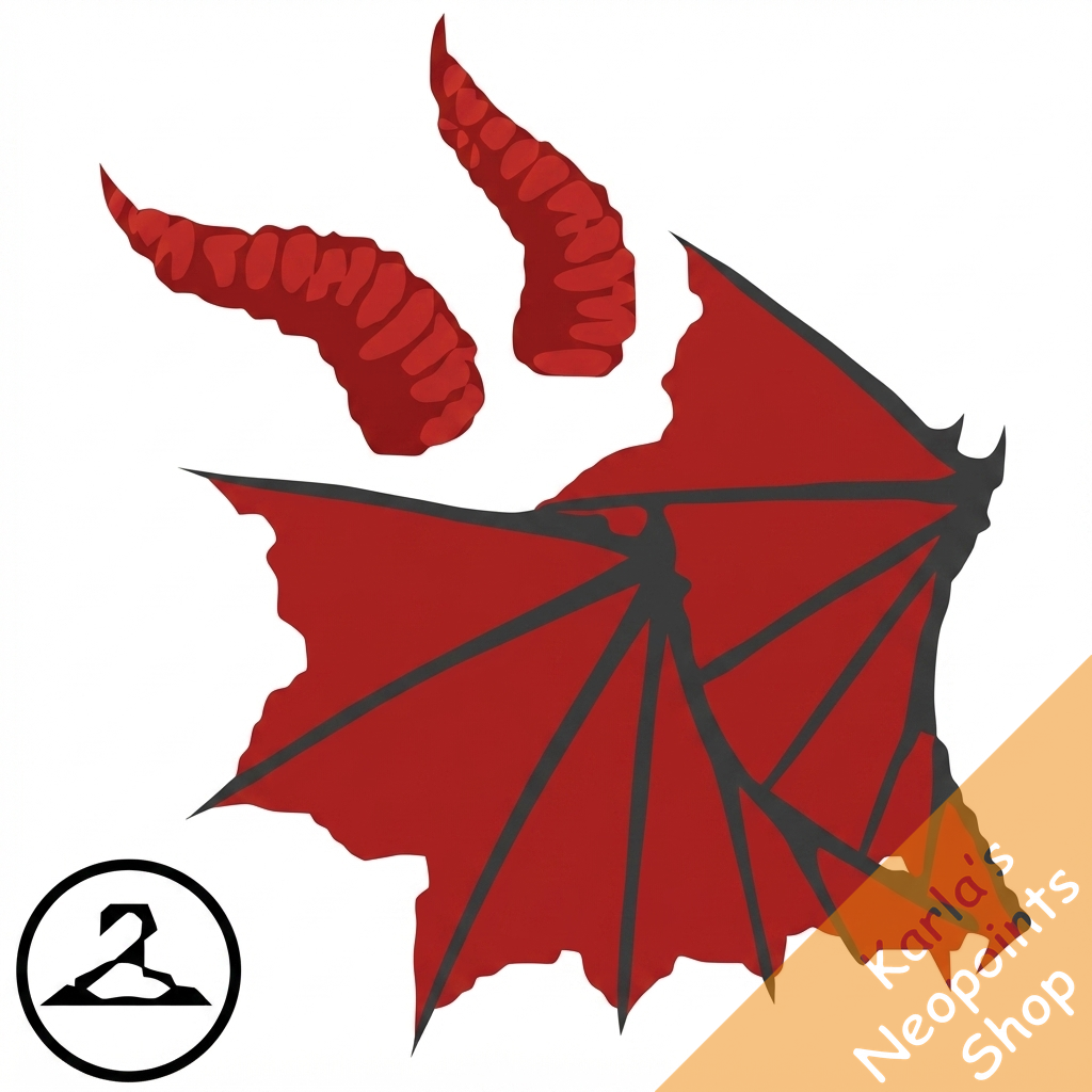 Devilish Maraquan Wings & Horns