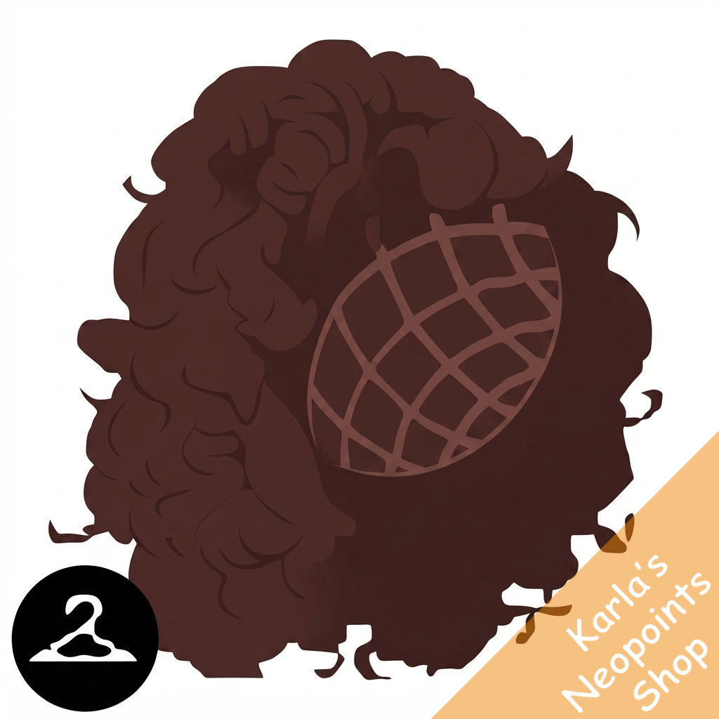Dark Brown Curly Bobbed Wig