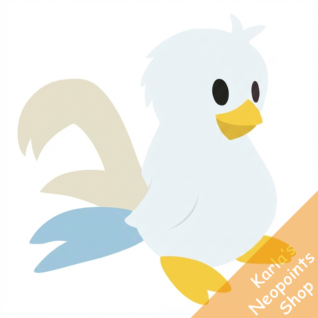Neopian Times White Weewoo Plushie