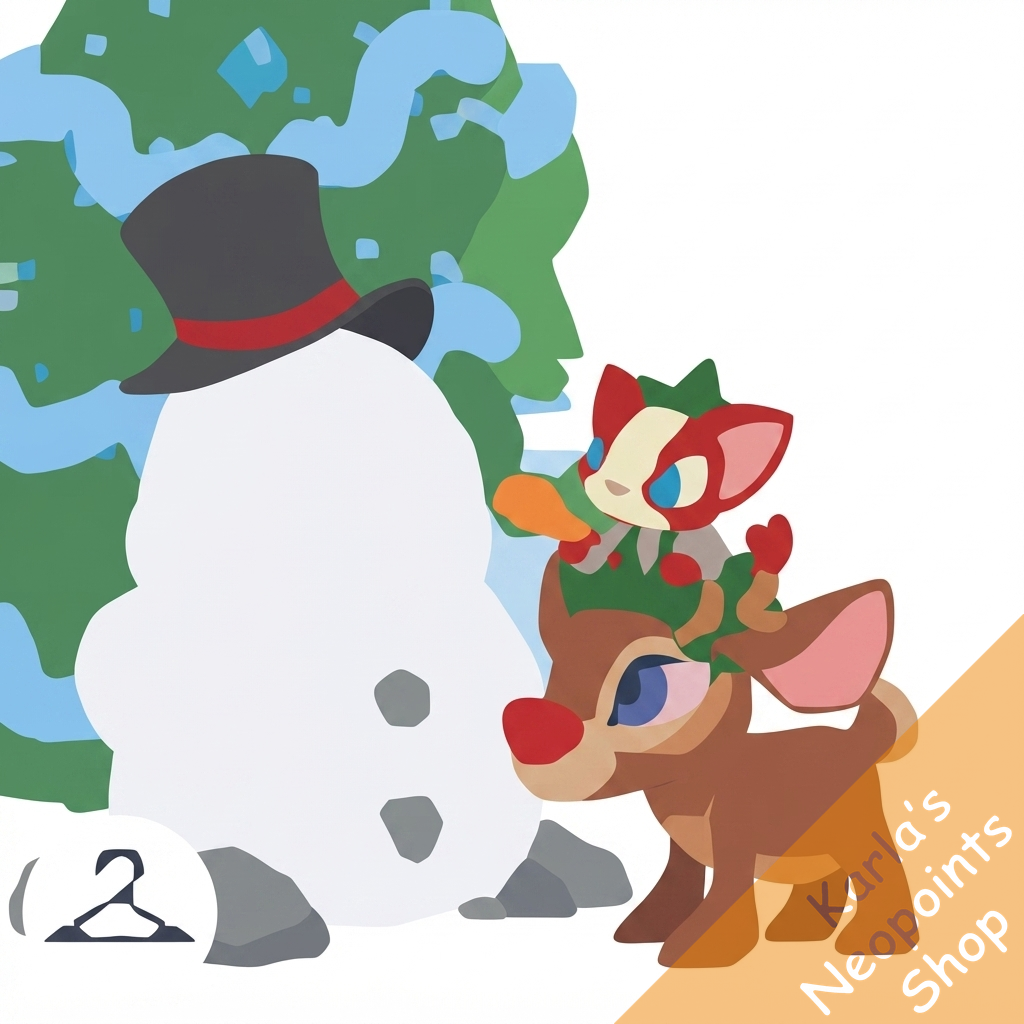 Building A Snow Chia Foreground