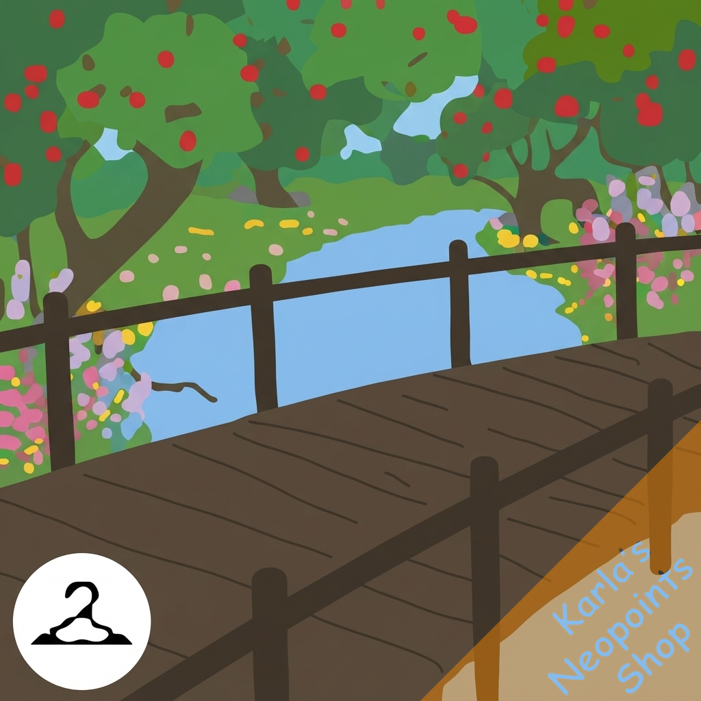 Bridge to the Orchard Background