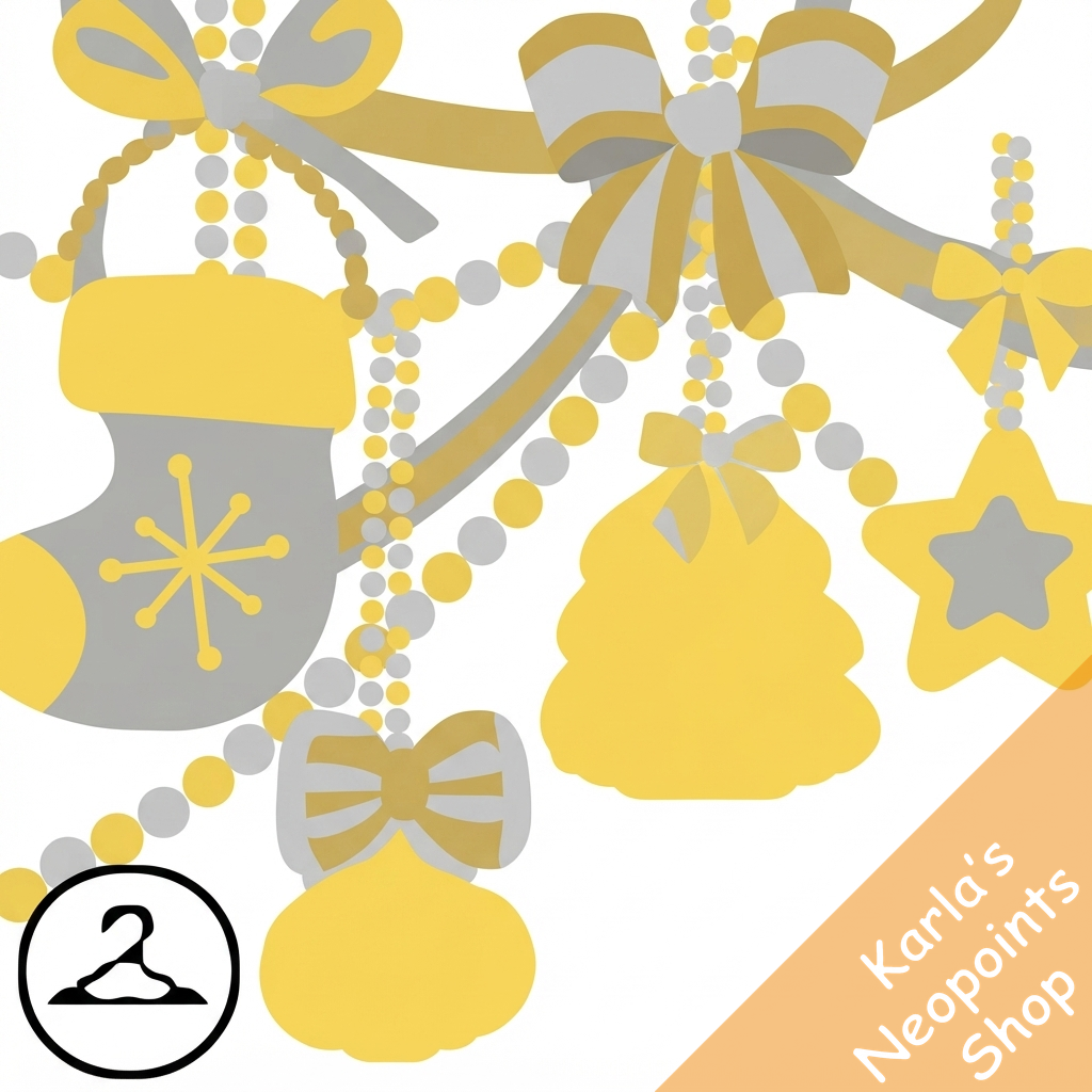 Dyeworks Yellow: Sugar Icing Holiday Cookies Garland