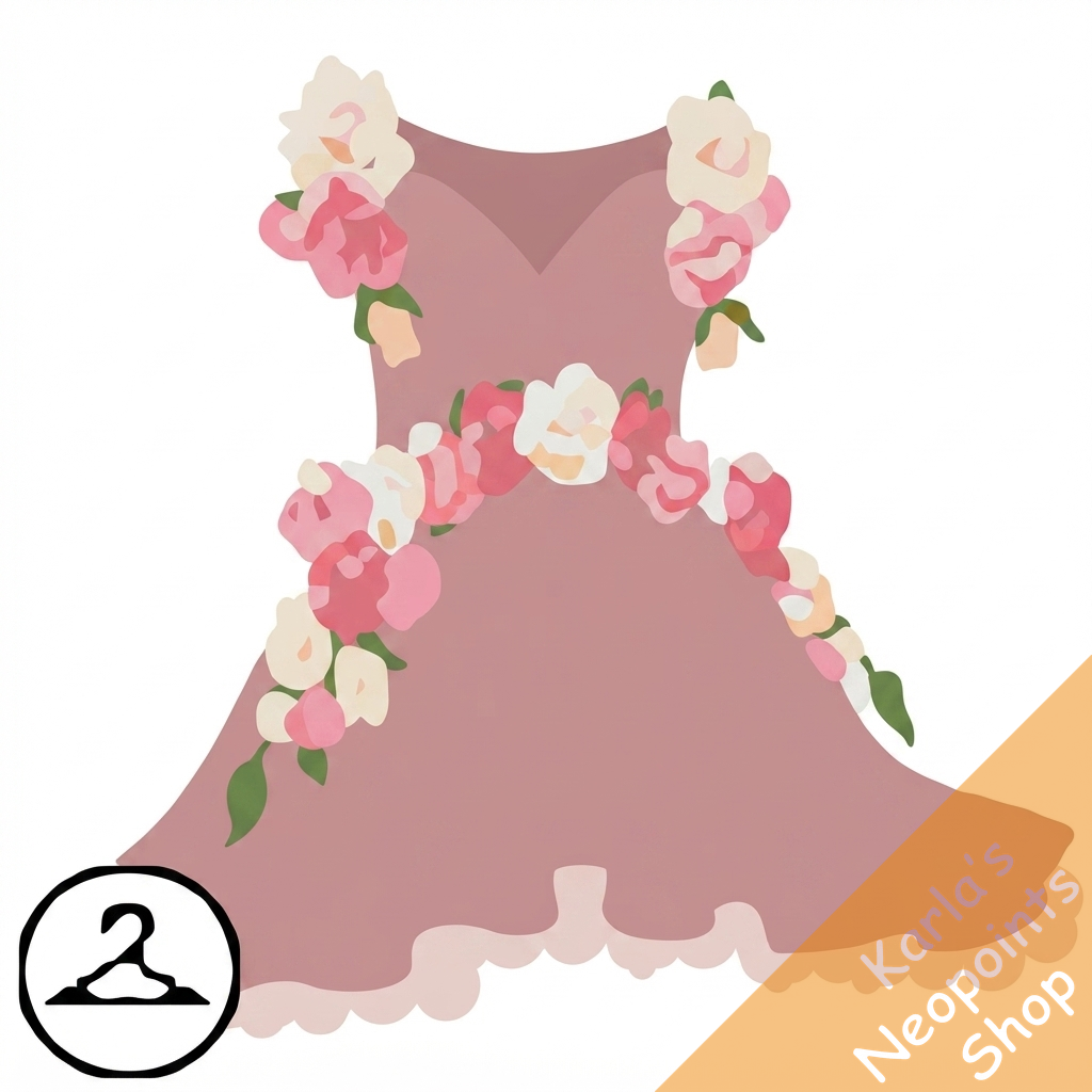 Baby Vintage Mauve Valentine Gown