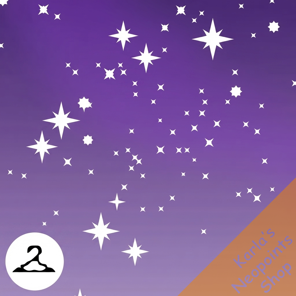 Dyeworks Dark Purple: Celestial Stars Trinket