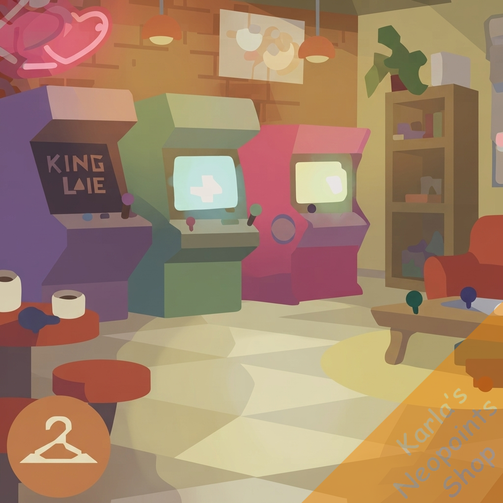 Nostalgic Neopets Arcade Background