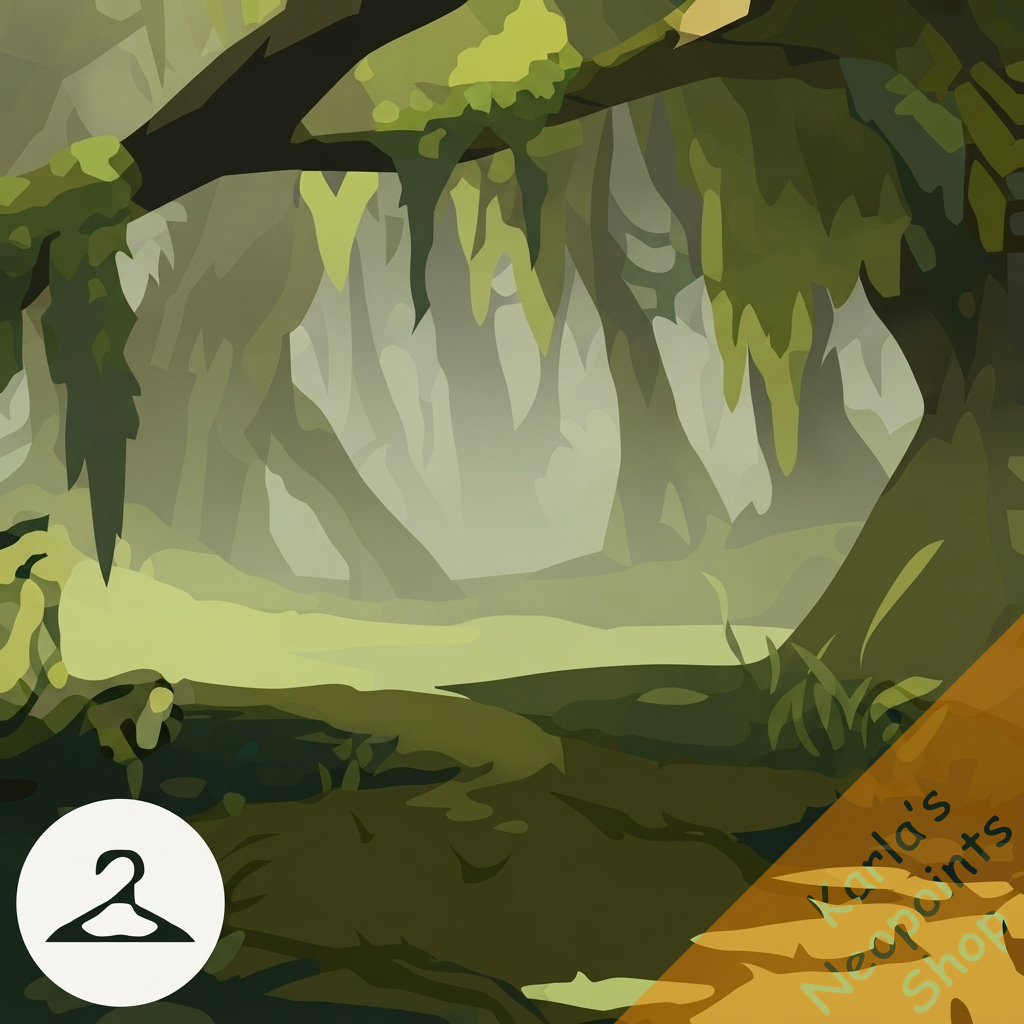 Mystical Swamp Background