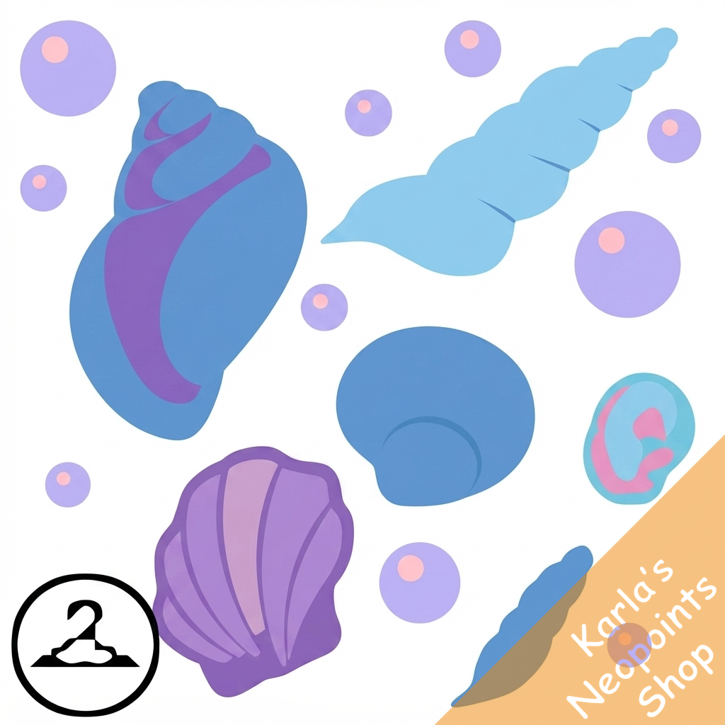Dyeworks Blue: Maraquan Seashell Markings