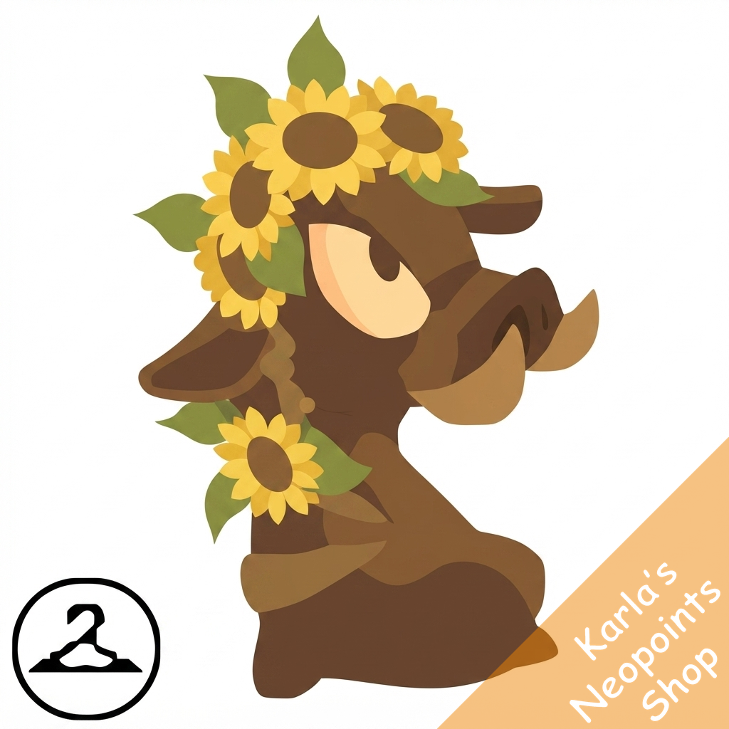 Prismatic Sunflower: Blooming Woodland Moehog
