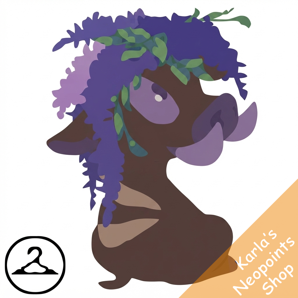 Prismatic Wisteria: Blooming Woodland Moehog