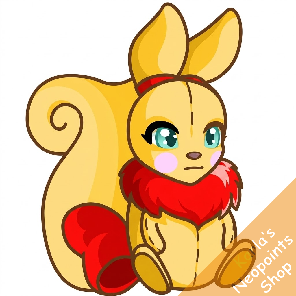 Magical Red Usul Plushie