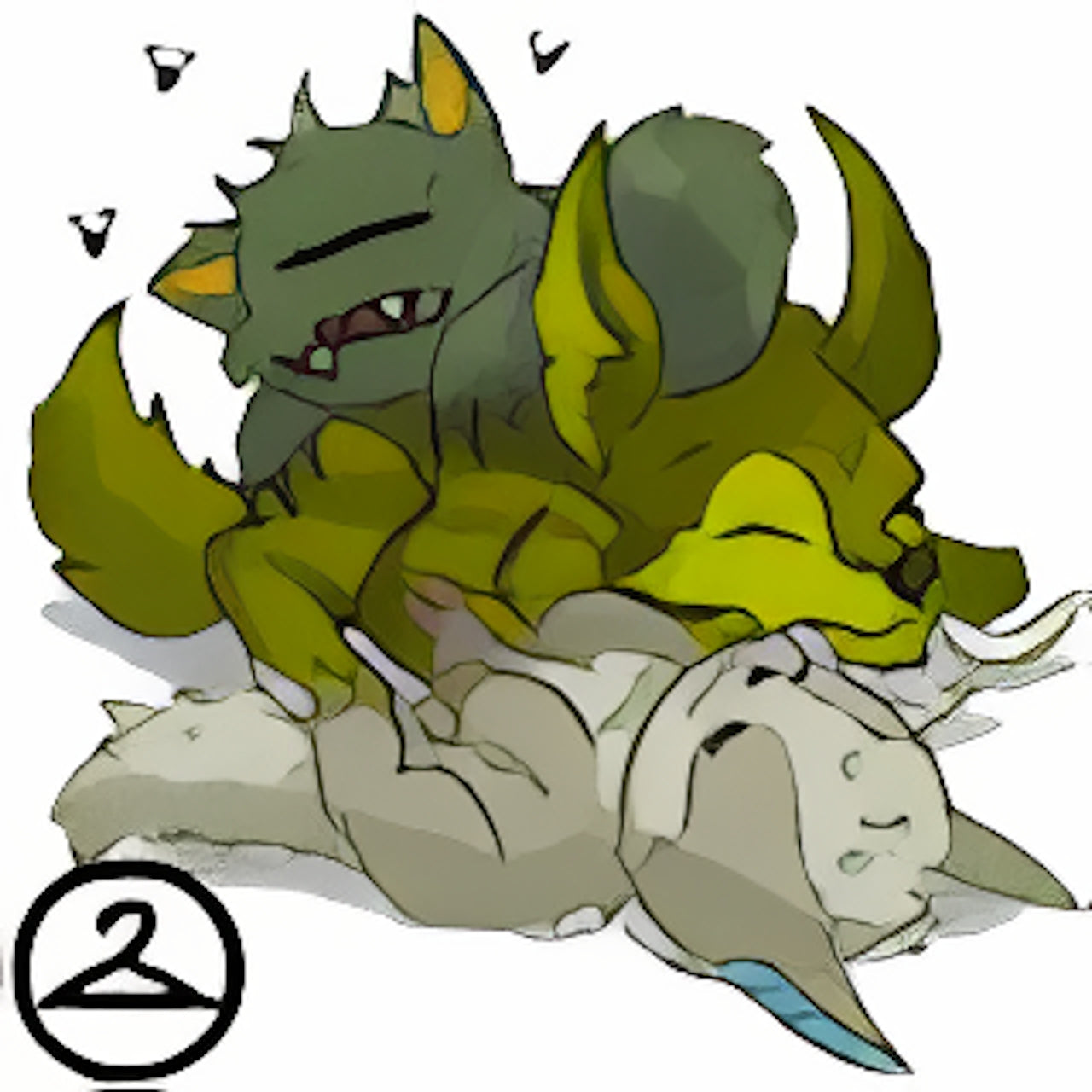 Sleeping Mutant Petpet Companions Foreground