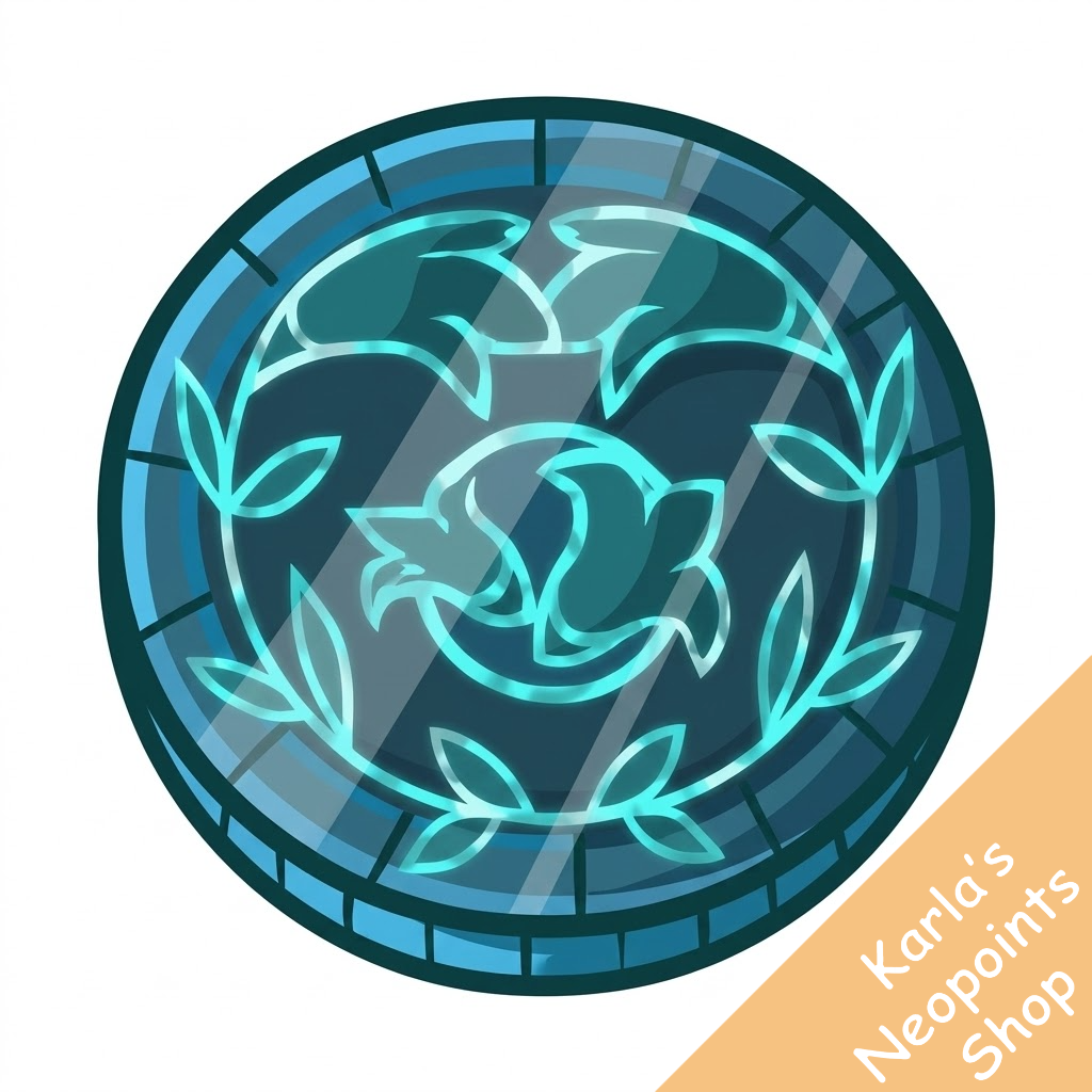 Floral Maractite Coin