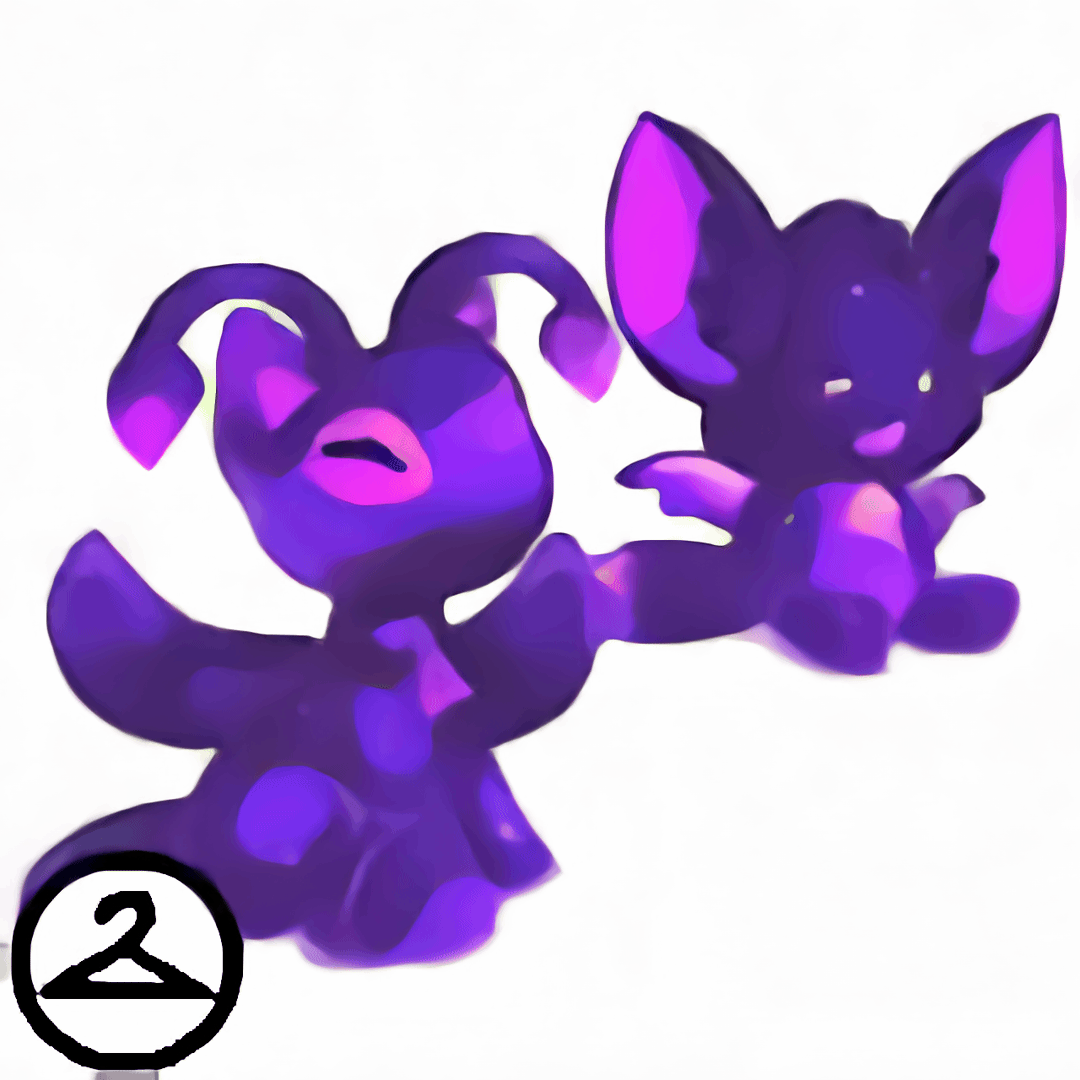 Void Faellie Plushie and Void Aisha Handhelds