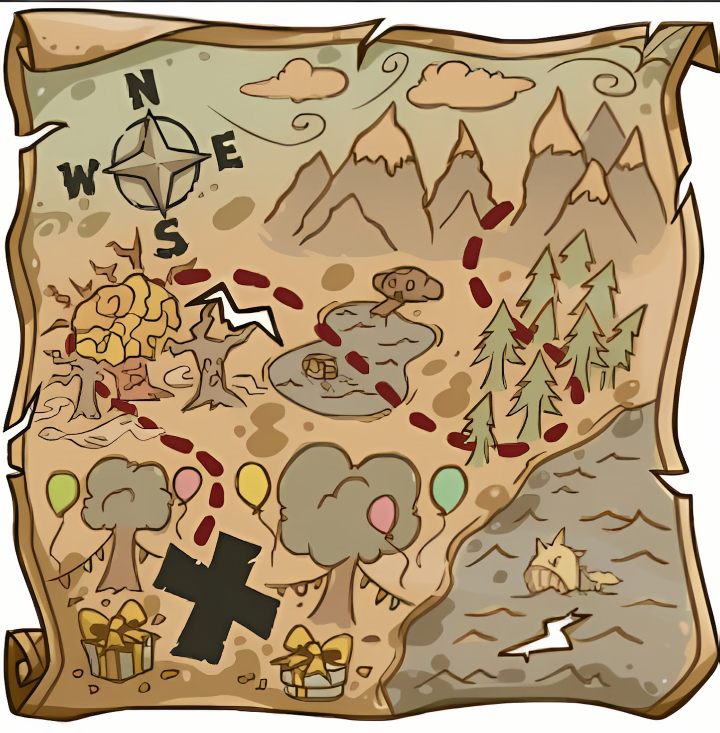 Complete 26th Birthday Party Map