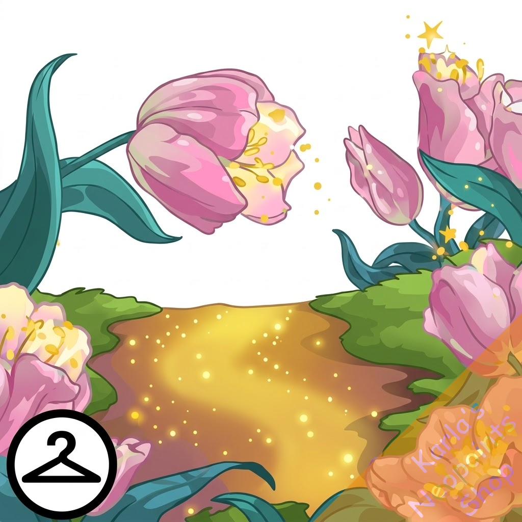 Passing Through The Giant Tulips Trinket