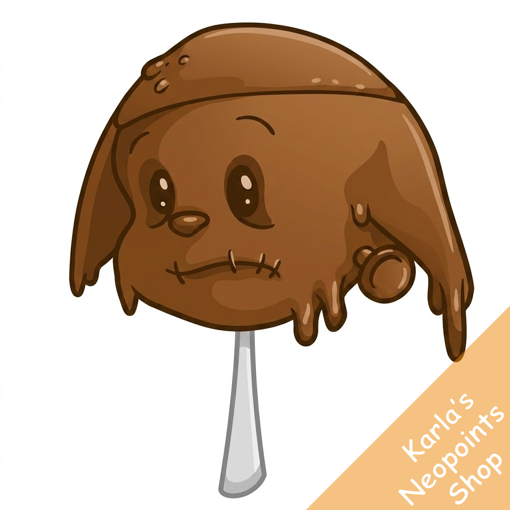 Halloween Kacheek Chocolate Lollypop