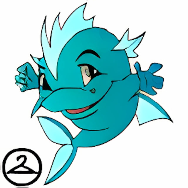 Super Nostalgic Blue Koi