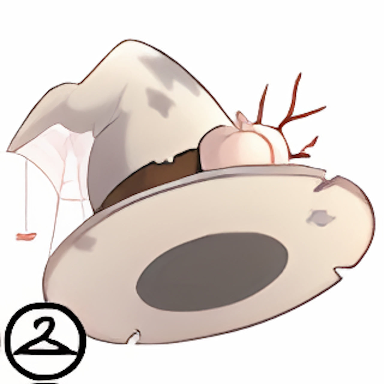 Dyeworks Cream: Creepy Mutant Witch Hat