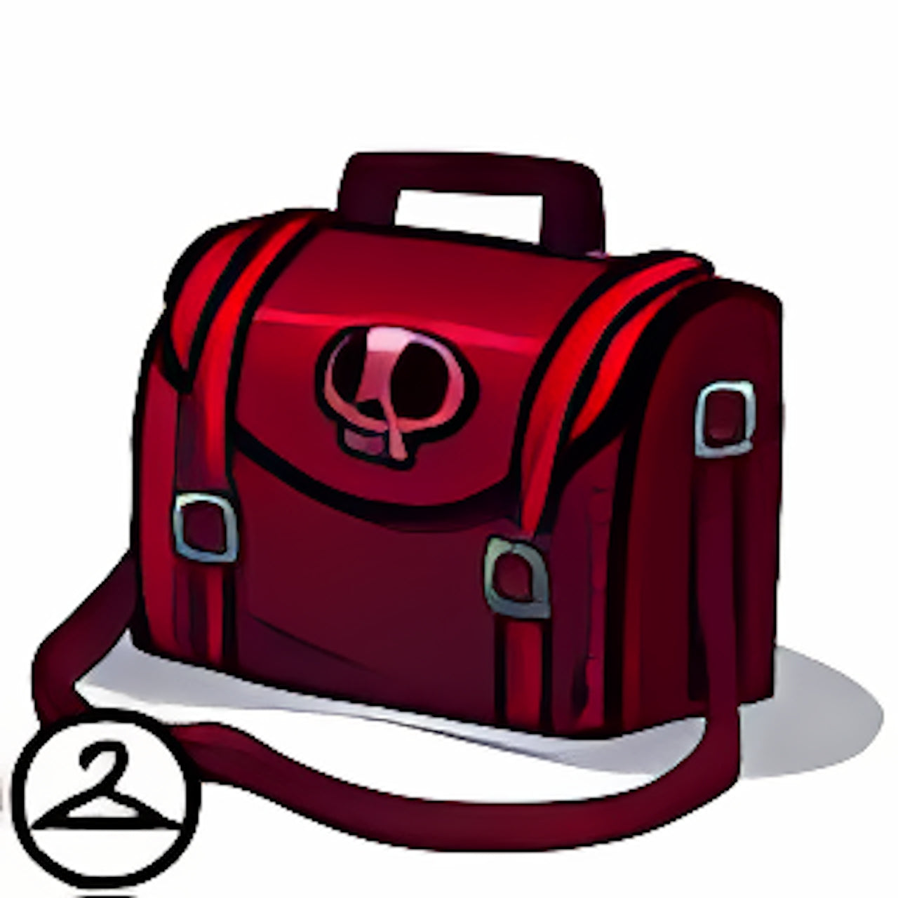 Dyeworks Red: Gothic School Girl Satchel