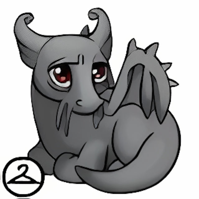 Giant Grey Ukali Petpet Wearable