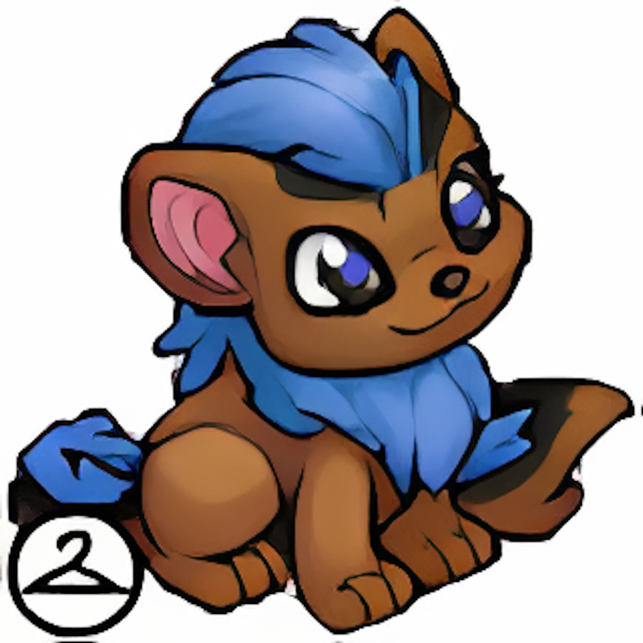 Habbo Hotel Blue Xweetok